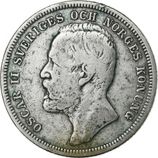 Sweden, Oscar II, Krona, 1901, Silver, VF(30-35), KM:760