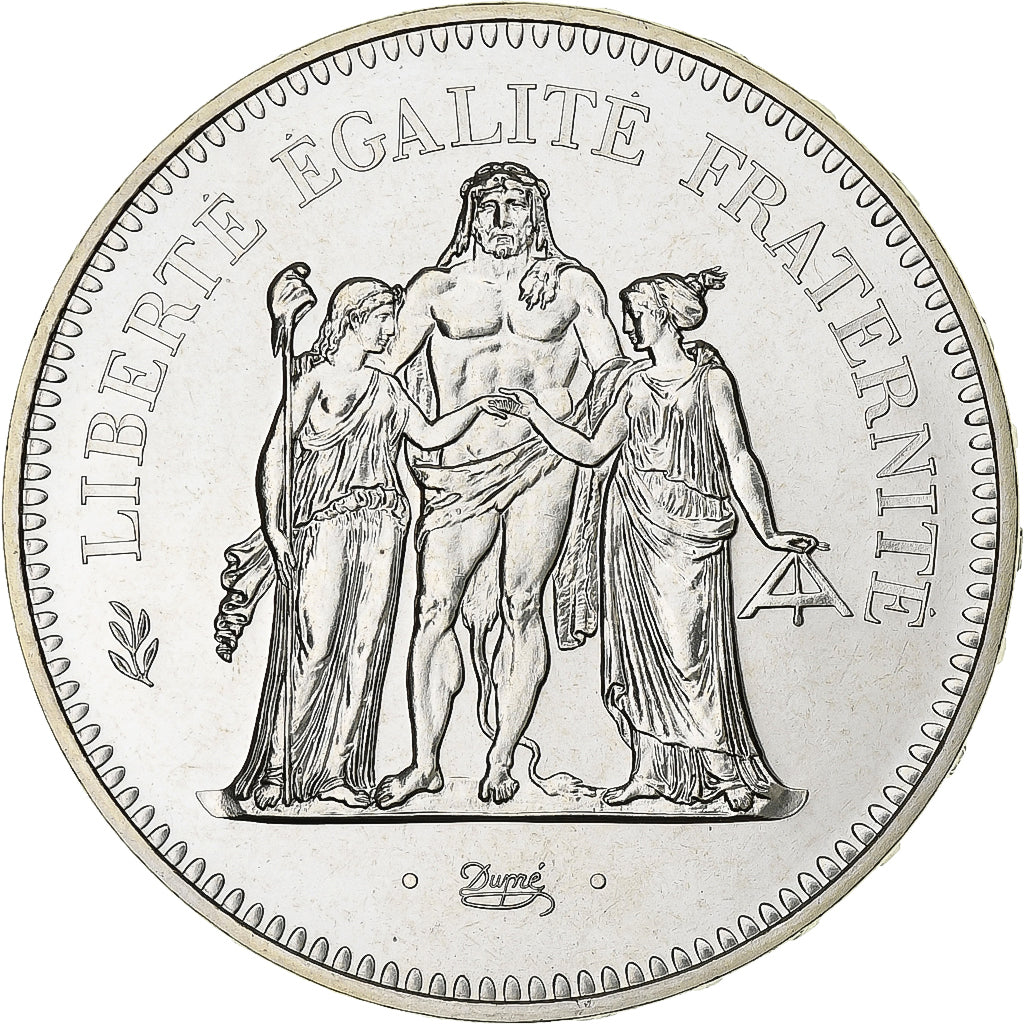 France, 50 Francs, Hercule, 1980, Paris, Silver, MS(65-70), Gadoury:882