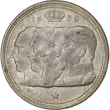 Belgique, Régence Prince Charles, 100 Francs, 100 Frank, 1950, Argent, TTB