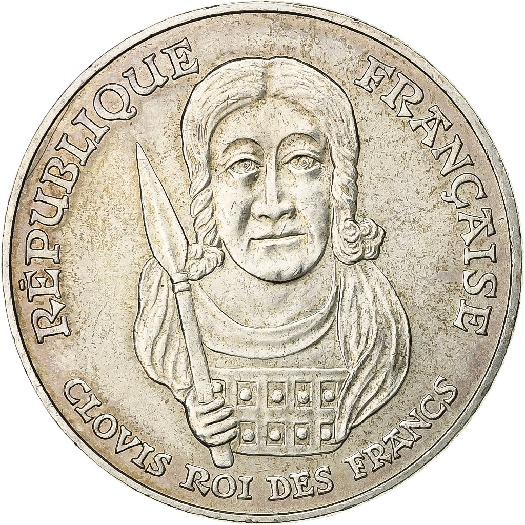 France, 100 Francs, Clovis, 1996, Argent, SUP, Gadoury:953, KM:1180