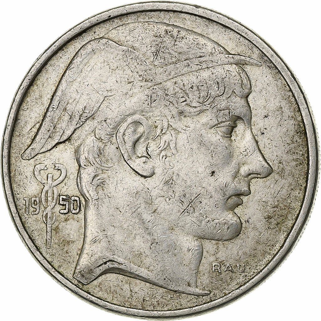 Belgium, Régence Prince Charles, 50 Francs, 50 Frank, 1950, Silver, EF(40-45)