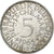 Federale Duitse Republiek, 5 Mark, 1965, Hambourg, Zilver, PR, KM:112.1