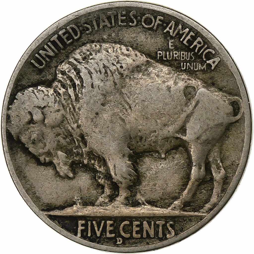 Vereinigte Staaten, 5 Cents, Buffalo, 1916, U.S. Mint, Kupfer-Nickel, SS, KM:134