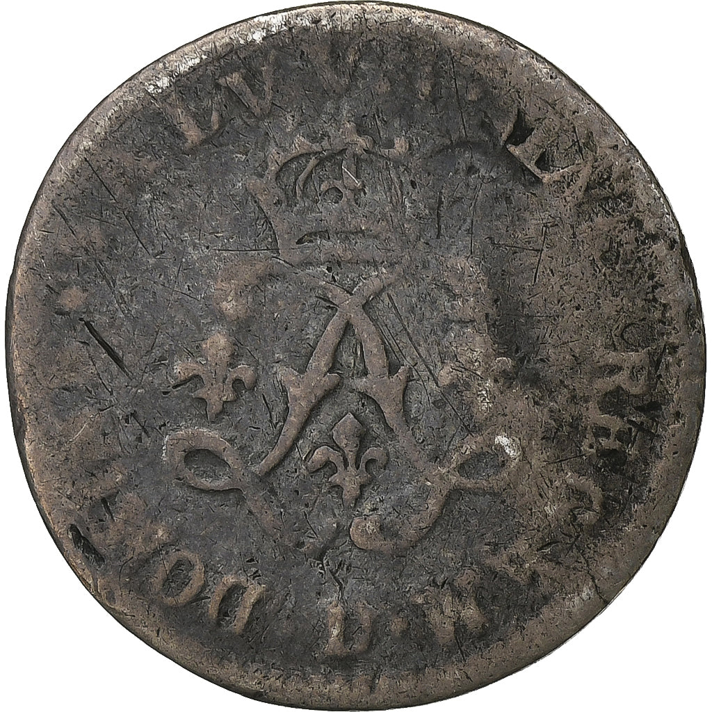 France, Louis XIV, 4 Sols 2 Deniers, 1691, Lyon, Silver, VF(20-25), Gadoury:106