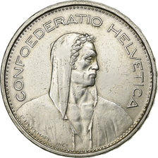 Schweiz, 5 Francs, 1966, Bern, Silber, SS+, KM:40