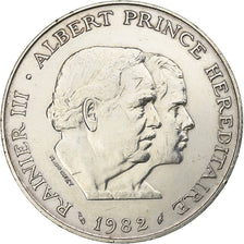 Monaco, Rainier III, 100 Francs, 1982, Silver, AU(55-58), Gadoury:MC 163, KM:161