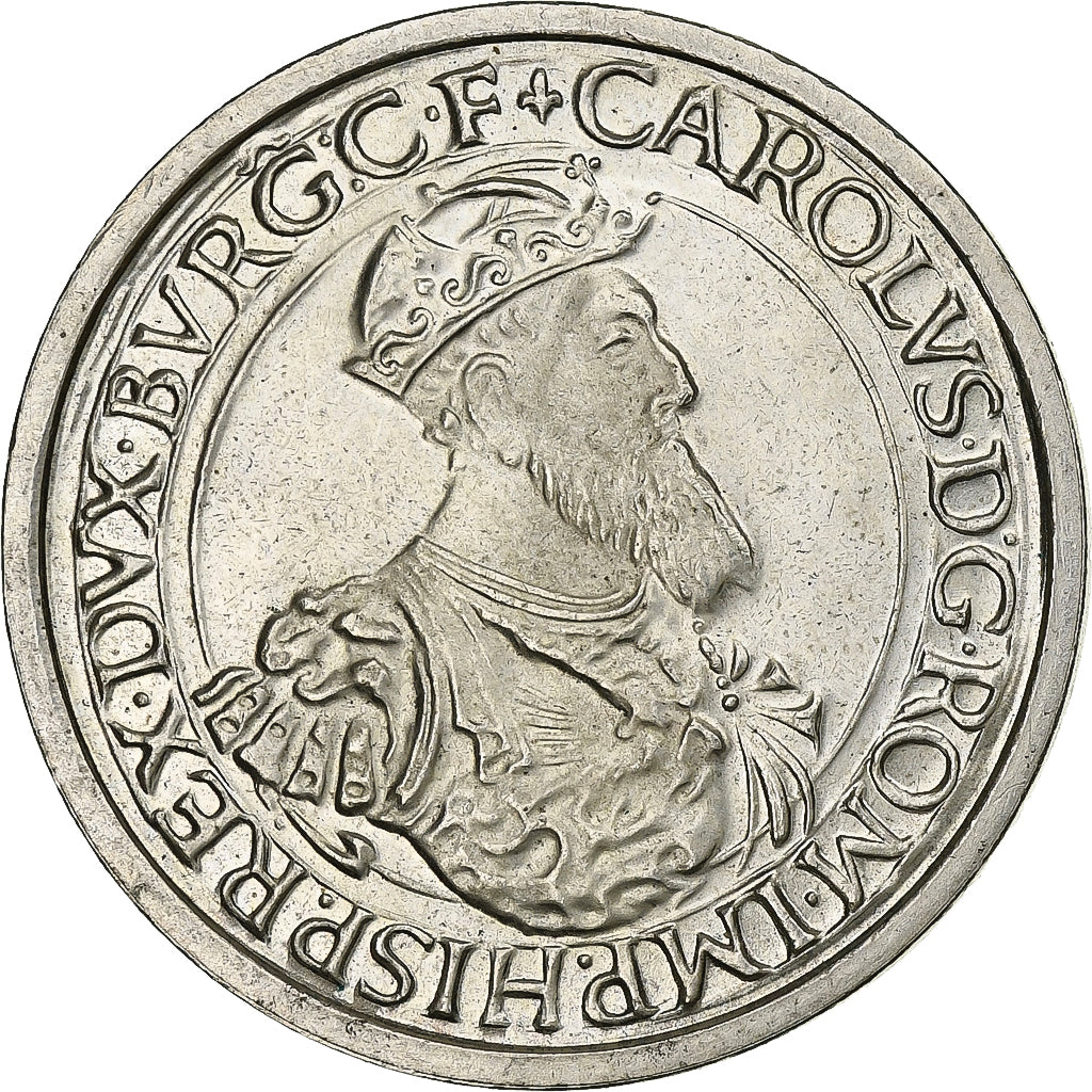 Belgium, Baudouin I, 5 Ecu, 1987, Silver, AU(55-58), KM:166