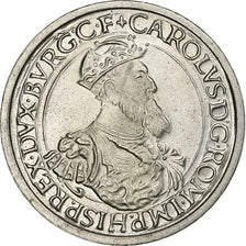 Belgium, Baudouin I, 5 Ecu, 1987, Silver, AU(55-58), KM:166