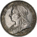 Great Britain, Victoria, Crown, 1894, Rare, Silver, AU(55-58), KM:783