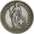 Switzerland, 2 Francs, 1944, Bern, Silver, AU(50-53), KM:21