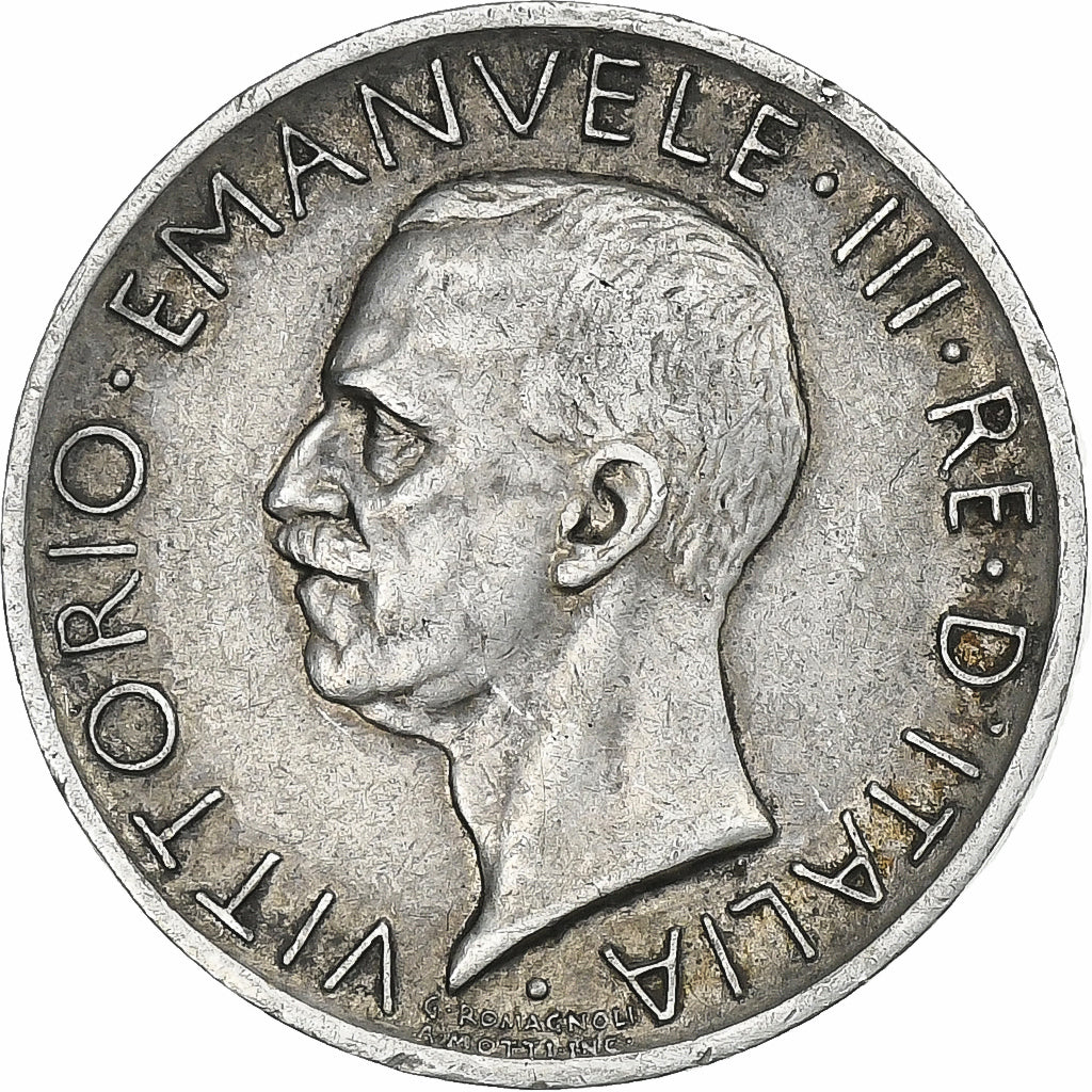 Italia, Vittorio Emanuele III, 5 Lire, 1930, Rome, Argento, BB, KM:67.1