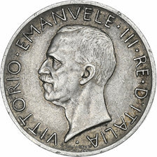 Italia, Vittorio Emanuele III, 5 Lire, 1930, Rome, Argento, BB, KM:67.1