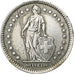 Switzerland, Franc, 1944, Bern, Silver, AU(50-53), KM:24