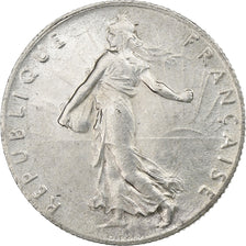 France, 50 Centimes, Semeuse, 1920, Paris, Silver, MS(60-62), Gadoury:420