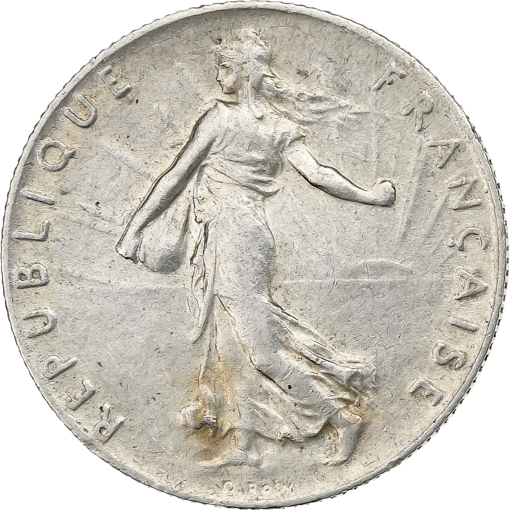 Frankreich, 50 Centimes, Semeuse, 1915, Paris, Silber, VZ, Gadoury:420, KM:854