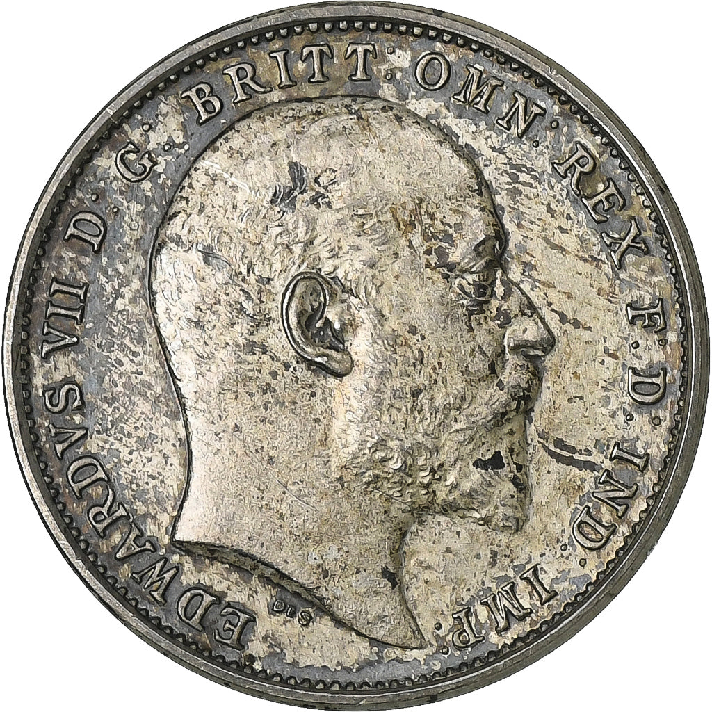 Gran Bretagna, Edward VII, 4 Pence, Groat, 1902, Argento, SPL, KM:798