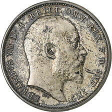 Gran Bretagna, Edward VII, 4 Pence, Groat, 1902, Argento, SPL, KM:798