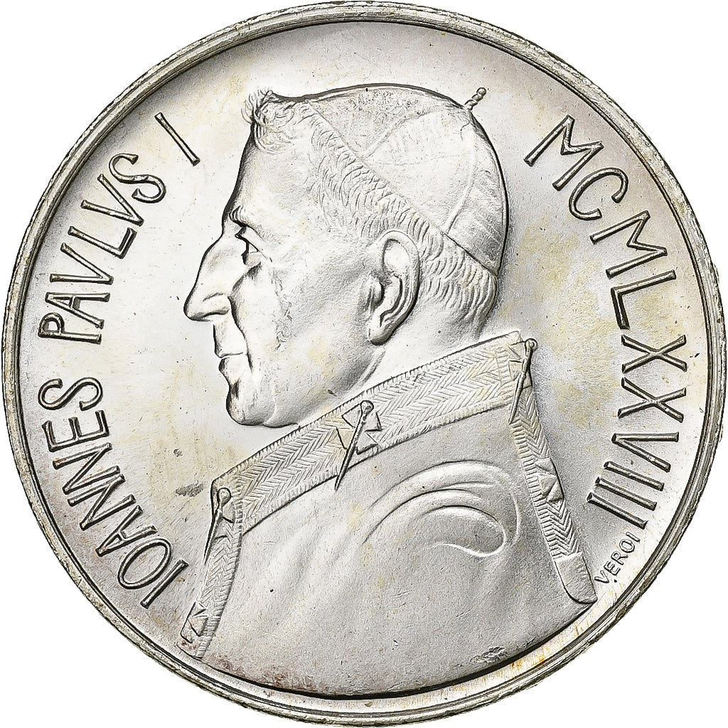 CITTÀ DEL VATICANO, John Paul I, 1000 Lire, 1978, Rome, Argento, FDC, KM:142