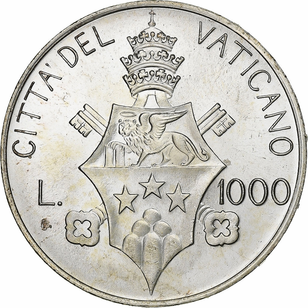 CITTÀ DEL VATICANO, John Paul I, 1000 Lire, 1978, Rome, Argento, FDC, KM:142