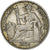 Francuskie Indochiny, 50 Cents, 1936, Paris, Srebro, AU(50-53), Lecompte:261