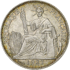 Indochine française, 20 Cents, 1937, Paris, Argent, SUP, Lecompte:236, KM:17.2