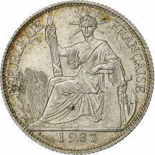 French Indo-China, 20 Cents, 1937, Paris, Silber, VZ, Lecompte:236, KM:17.2