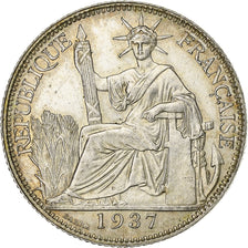 Indocia Francese, 20 Cents, 1937, Paris, Argento, SPL-, Lecompte:236, KM:17.2