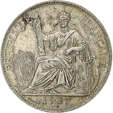 Indochine française, 20 Cents, 1937, Paris, Argent, SUP, Lecompte:236, KM:17.2