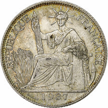 Indochine française, 20 Cents, 1937, Paris, Argent, SUP, Lecompte:236, KM:17.2