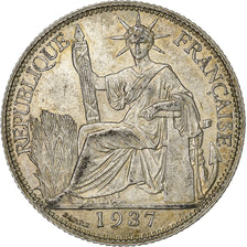 Indocia Francese, 20 Cents, 1937, Paris, Argento, SPL-, Lecompte:236, KM:17.2