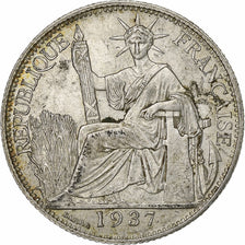Indochine française, 20 Cents, 1937, Paris, Argent, SUP, Lecompte:236, KM:17.2