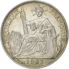 Indochine française, 20 Cents, 1937, Paris, Argent, SUP, Lecompte:236, KM:17.2