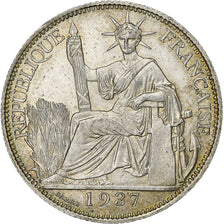 Indocia Francese, 20 Cents, 1937, Paris, Argento, SPL-, Lecompte:236, KM:17.2