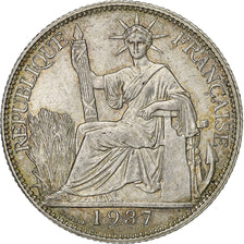 Indocia Francese, 20 Cents, 1937, Paris, Argento, SPL-, Lecompte:236, KM:17.2