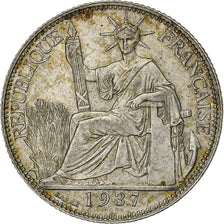 Indochine française, 20 Cents, 1937, Paris, Argent, SUP, Lecompte:236, KM:17.2