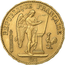 France, 20 Francs, Génie, 1886, Paris, Or, SUP, Gadoury:1063, KM:825