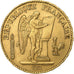 France, 20 Francs, Génie, 1876, Paris, Gold, AU(50-53), Gadoury:1063, KM:825