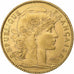 Frankrijk, 10 Francs, Marianne, 1901, Paris, Goud, ZF, Gadoury:1017, KM:846
