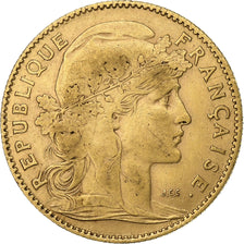 Francia, 10 Francs, Marianne, 1905, Paris, Oro, MBC, Gadoury:1017, KM:846