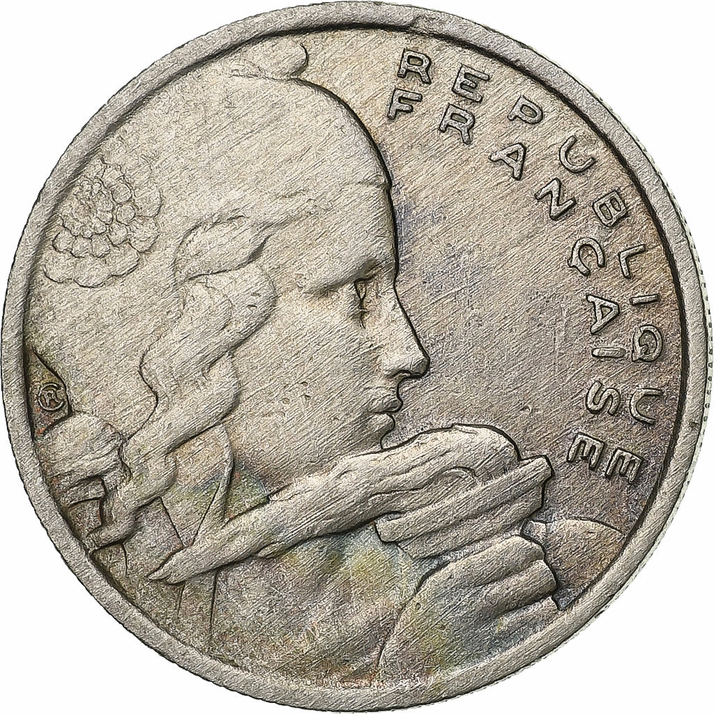 Francia, 100 Francs, Cochet, 1958, Paris, Chouette, Rame-nichel, BB