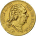 Francia, Louis XVIII, 40 Francs, 1817, Paris, Oro, MB+, Gadoury:1092, KM:713.1