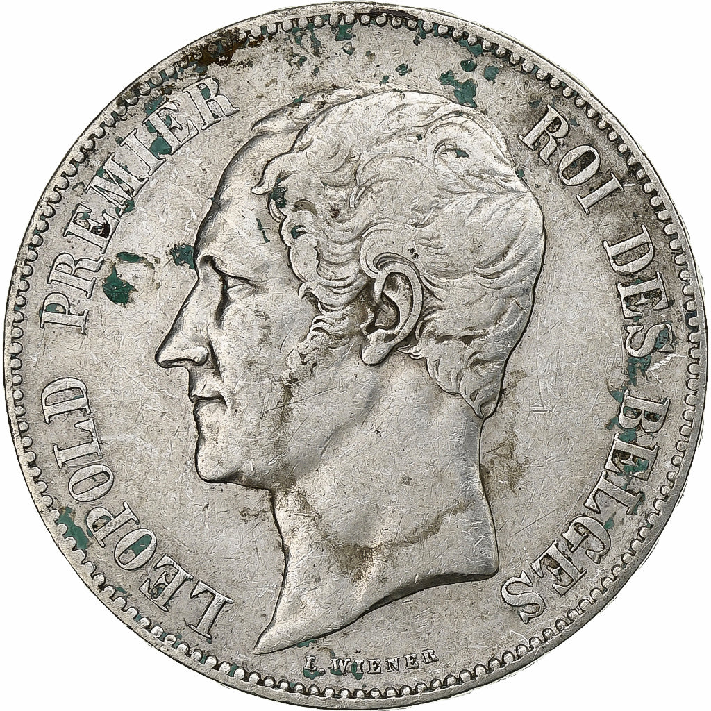 Belgium, Leopold I, 5 Francs, 5 Frank, 1850, Silver, VF(30-35), KM:17