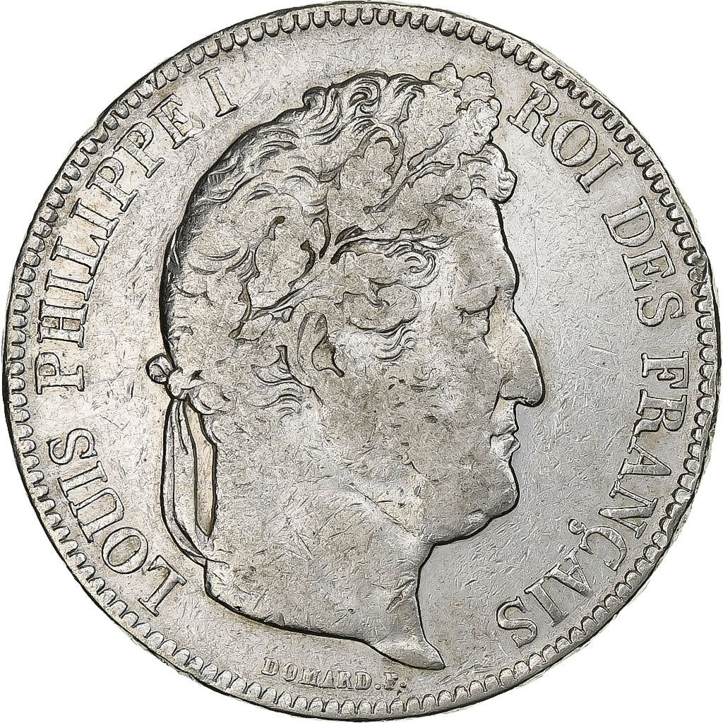 France, Louis-Philippe I, 5 Francs, 1841, Rouen, Argent, TB+, Gadoury:678