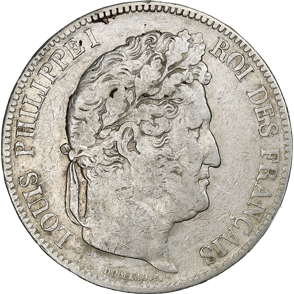 France, Louis-Philippe I, 5 Francs, 1834, Lille, Silver, VF(20-25), Gadoury:678
