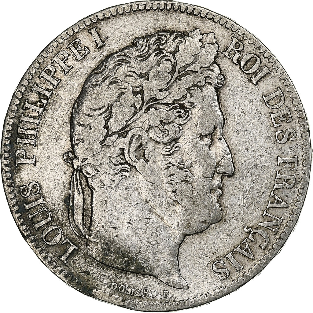 France, Louis-Philippe I, 5 Francs, 1832, Paris, Silver, VF(30-35), Gadoury:678