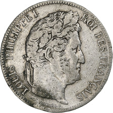 France, Louis-Philippe I, 5 Francs, 1832, Paris, Silver, VF(30-35), Gadoury:678