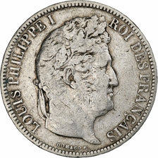 France, Louis-Philippe I, 5 Francs, 1831, Paris, Silver, VF(20-25)
