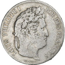 France, Louis-Philippe I, 5 Francs, 1832, Paris, Silver, VF(20-25), KM:749.1