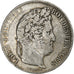 Francia, Louis-Philippe I, 5 Francs, 1832, La Rochelle, Plata, BC+, Gadoury:678