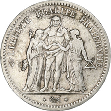 Francia, 5 Francs, Hercule, 1848, Paris, Argento, MB+, Gadoury:683, KM:756.1